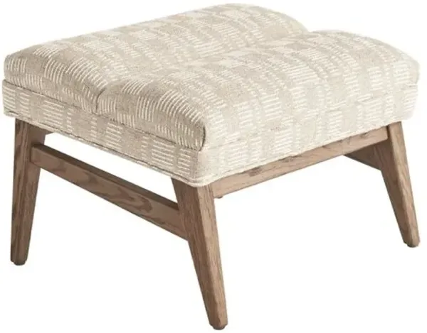Hayley Ottoman - Geometric Beige/Tan - Tommy Bahama