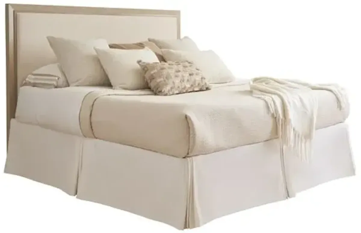 Grayson Upholstered Headboard - Sand Drift/White/Ivory - Tommy Bahama
