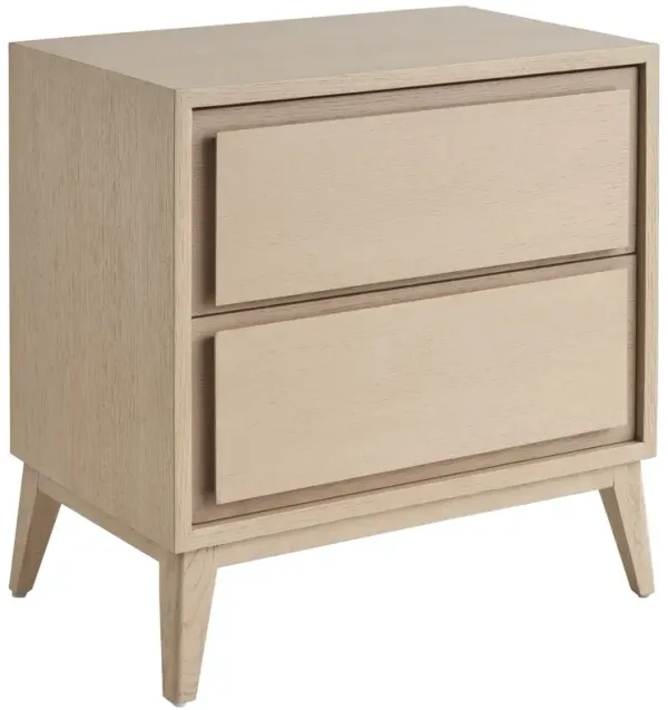 Tillman 2-Drawer Nightstand, Sand Drift