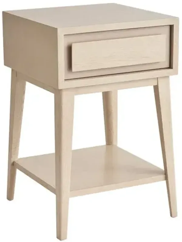 Darcey Night Table - Sand Drift - Tommy Bahama - Beige