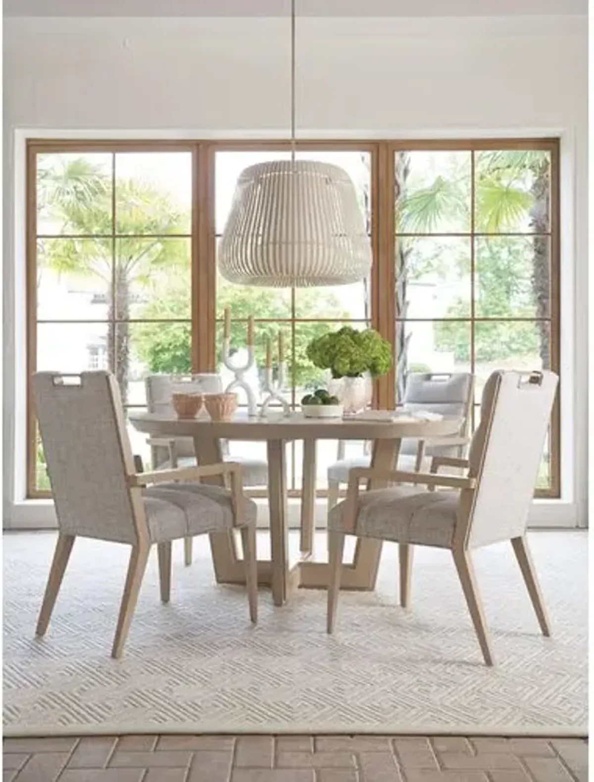 Hanson 58" Round Dining Table - Sand Drift - Tommy Bahama