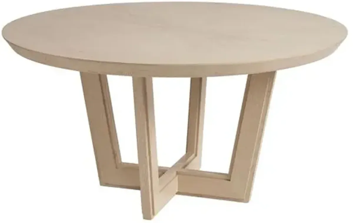 Hanson 58" Round Dining Table - Sand Drift - Tommy Bahama