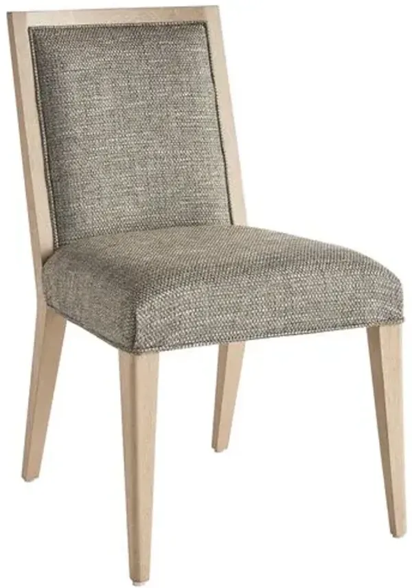 Nicholas Upholstered Side Chair - Textured Green - Tommy Bahama