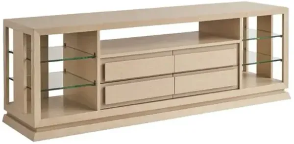 Carson Media Console - Sand Drift - Tommy Bahama - Brown