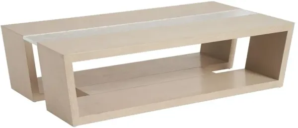 Fischer Rectangular Cocktail Table, Sand Drift