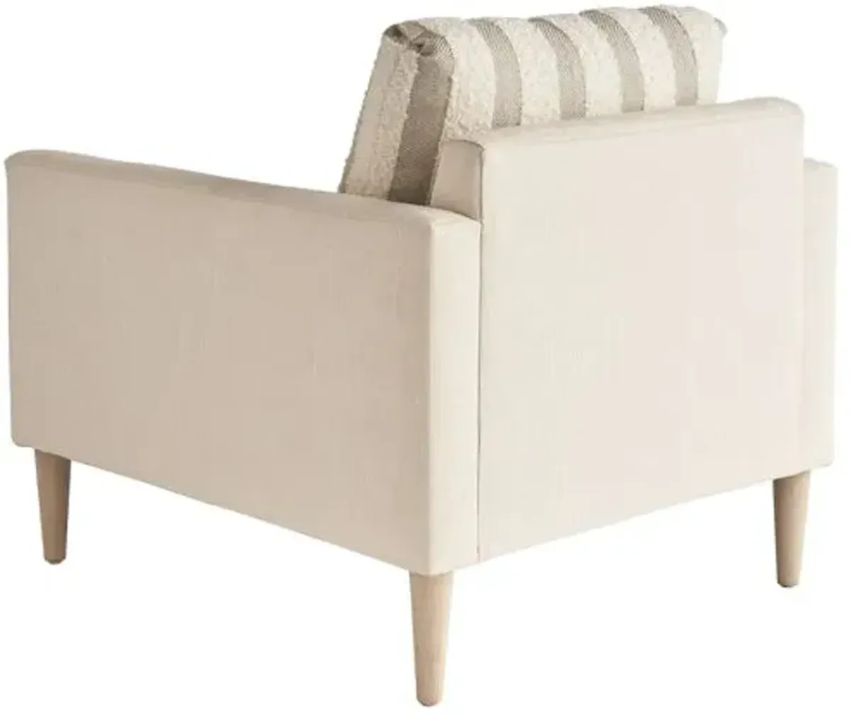 Marcella Chair - Sea Oat/ White/Ivory Stripe - Tommy Bahama