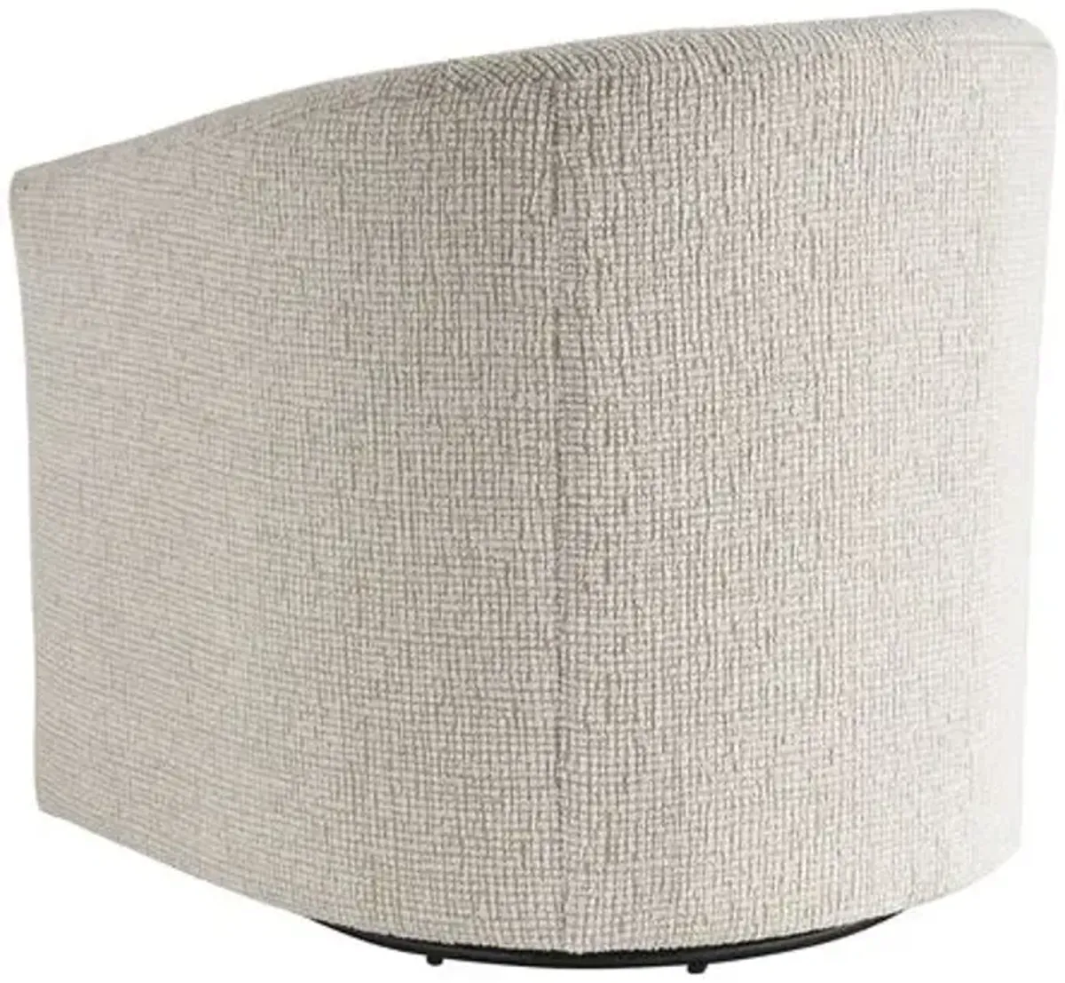 Candice Swivel Chair - Textured Beige/Tan - Tommy Bahama