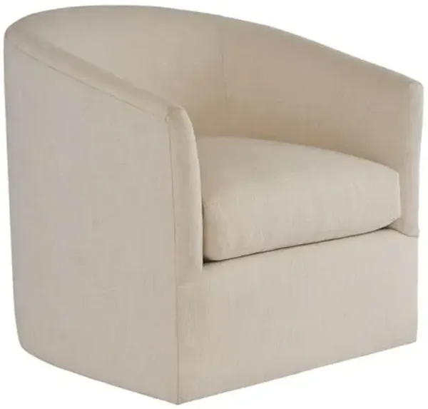 Candice Swivel Chair - Textured Ivory - Tommy Bahama