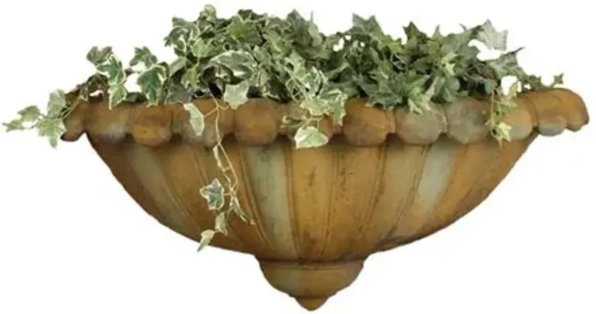 28" Ranida Outdoor Wall Planter - Deep Sea - Blue - 28Hx60Wx18D in