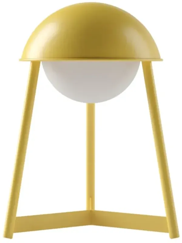 Nora Dome Rechargeable Cordless LED Touch Sensor Table Lamp - Yellow