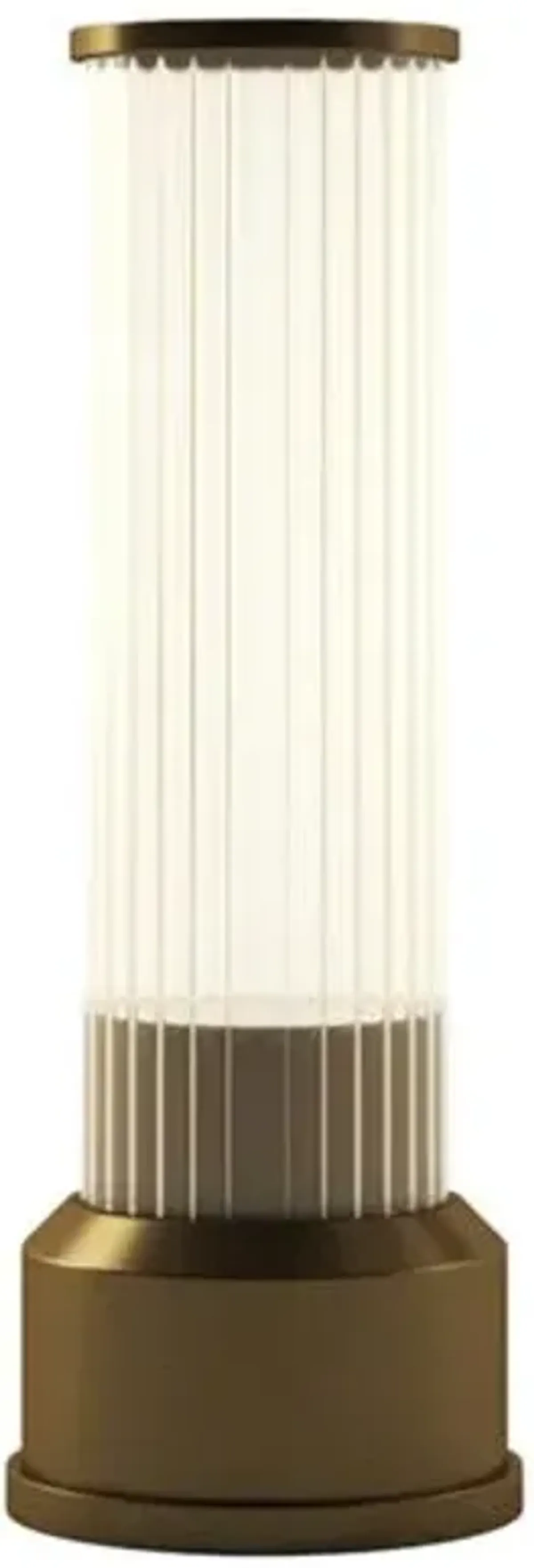 Elin Candlestick Rechargeable Cordless LED Touch Sensor Table Lamp - Brown