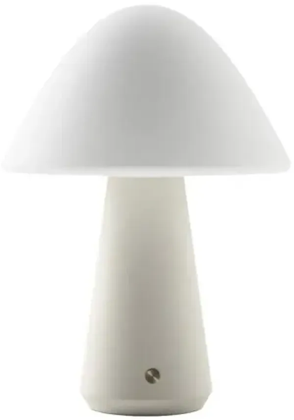 Sprout Rechargeable Cordless LED Touch Sensor Concrete Table Lamp - White