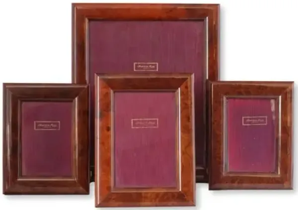 Grouping of English Picture Frames - Set of 4 - Rose Victoria - Brown