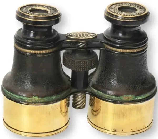 Antique English Brass Field Glasses