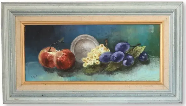 French Fruit Still Life Painting