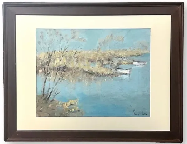 French Normand Coast Painting