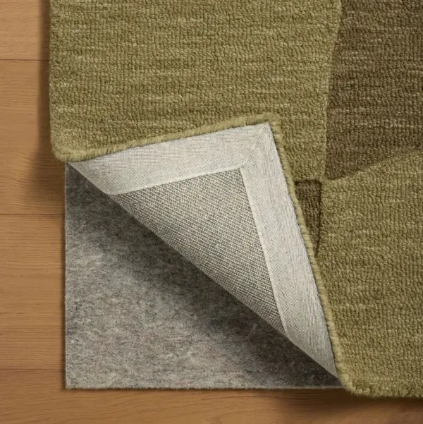 Craven Hand Tufted Checkered Rug, Green/Olive