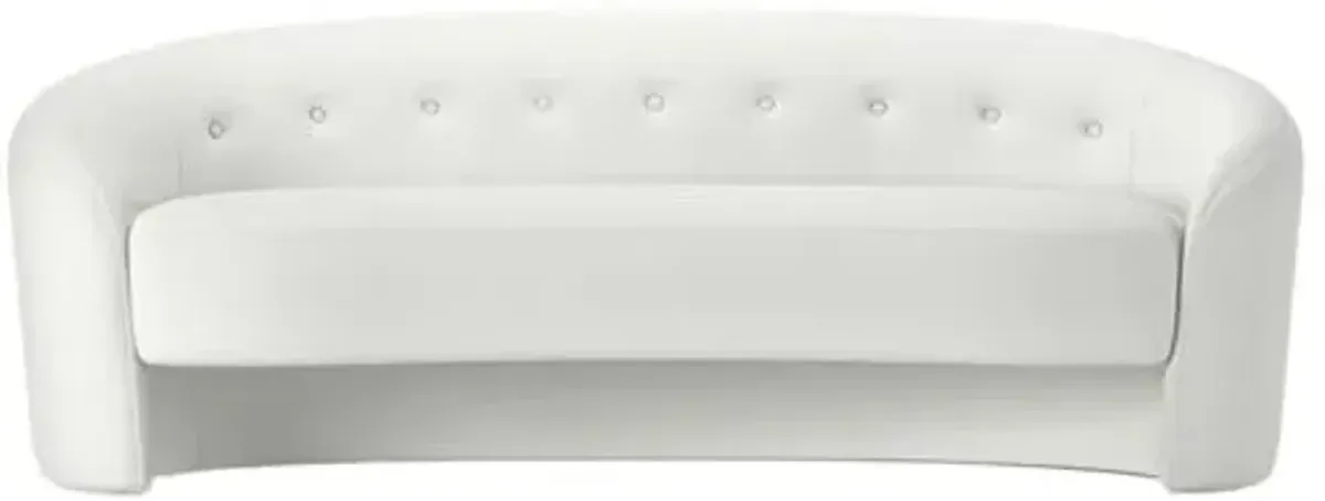 The Button Crescent Sofa - Linen
