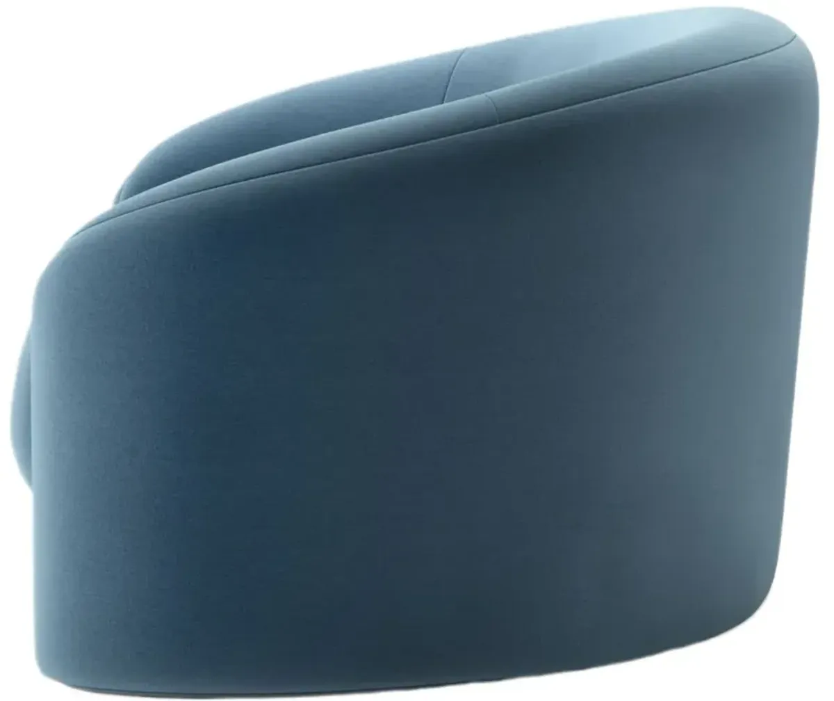 The Button Crescent Sofa, Performance Velvet