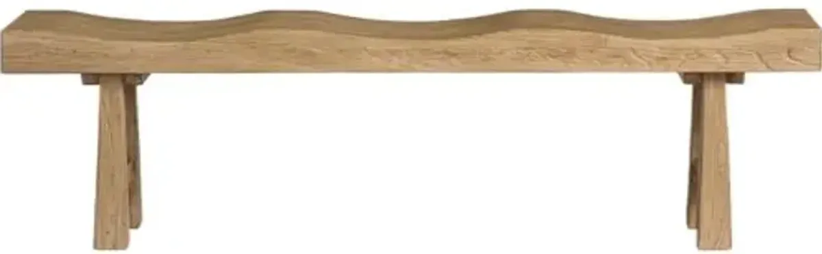 Mesa Reclaimed Elm Bench - Natural - Brown