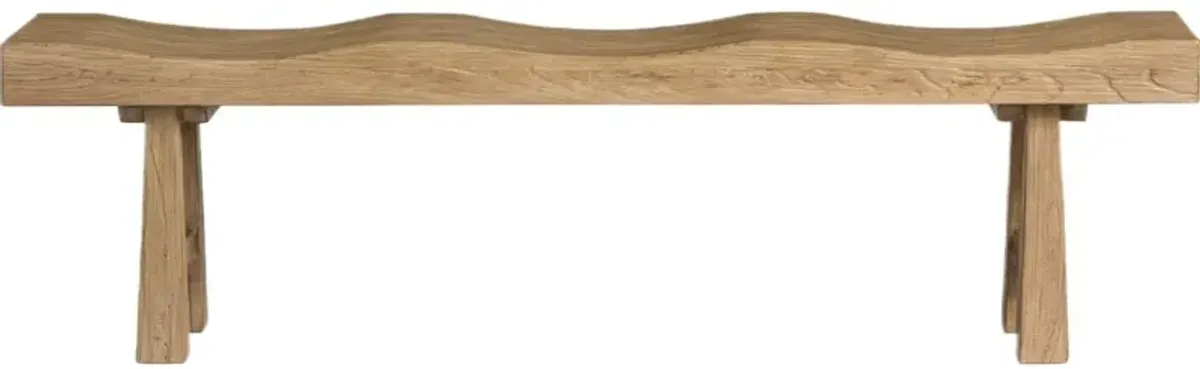 Mesa Reclaimed Elm Bench, Natural