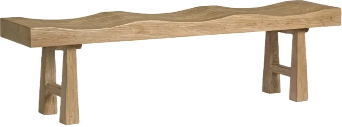 Mesa Reclaimed Elm Bench, Natural