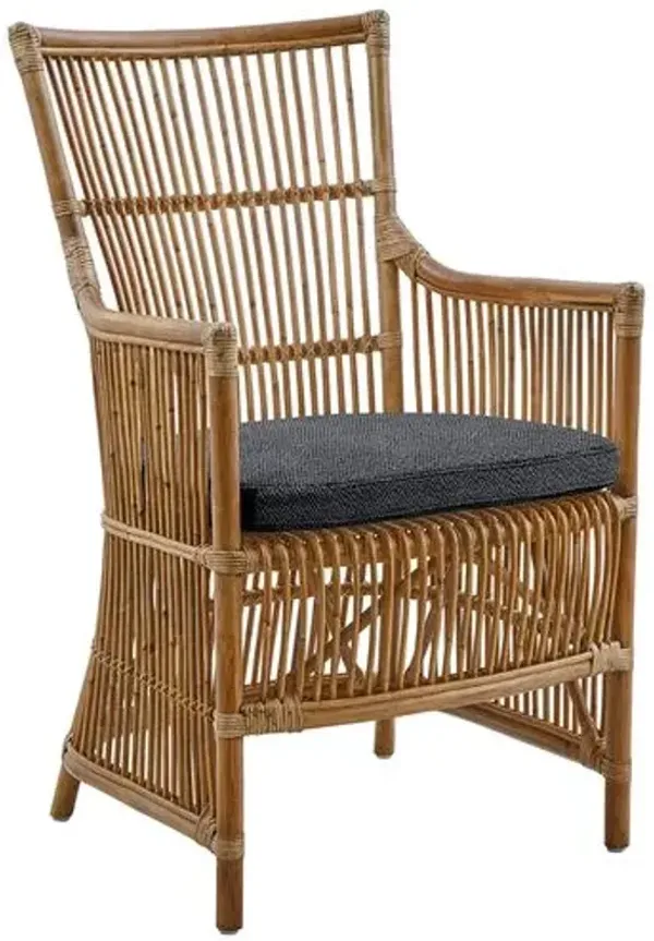 Davinci Rattan Chair - Sika Design - Gray