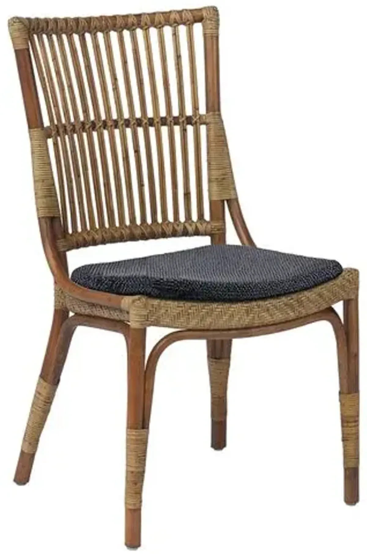 Piano Rattan Side Chair - Antique - Sika Design - Brown