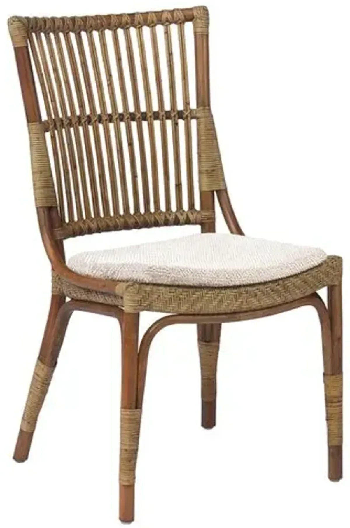 Piano Rattan Side Chair - Antique - Sika Design - Brown
