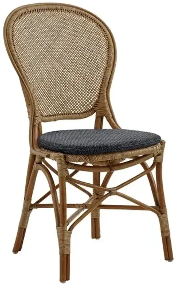 Rossini Rattan Side Chair - Sika Design - Handcrafted - Brown