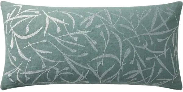 Botanical 12x27 Lumbar Pillow - Blue - Brigette Romanek x Loloi
