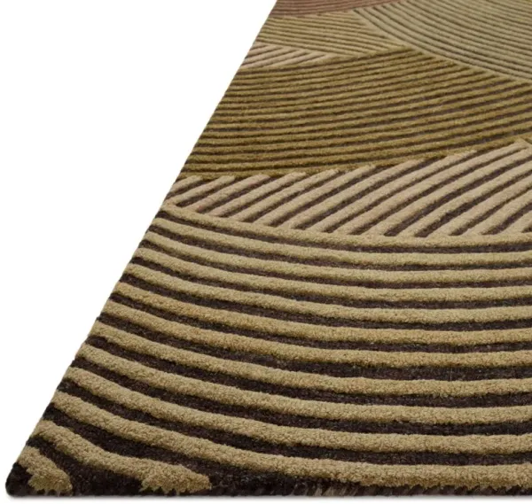 Madi Hand Tufted Rug, Espresso/Multi