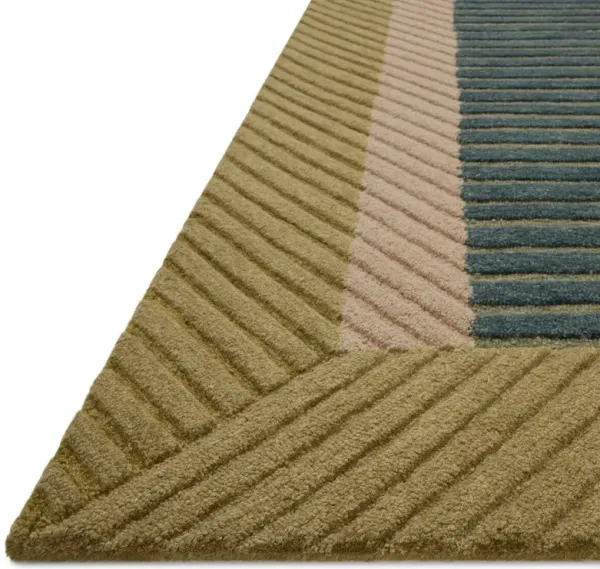 Madi Hand Tufted Rug, Green/Multi