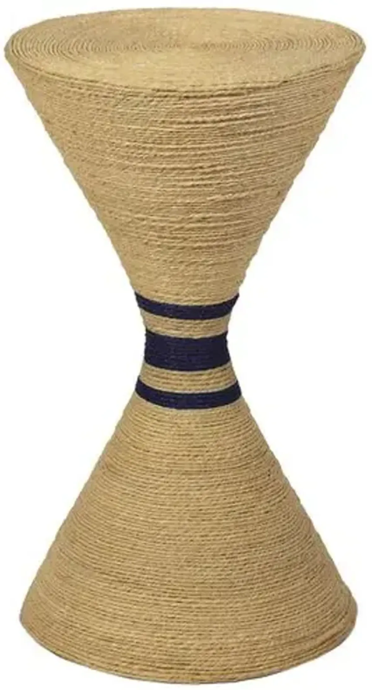 Maren Seagrass Round Accent Table - Regina Andrew - Brown - Short