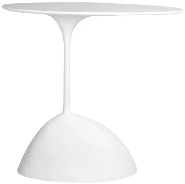 Rizzo Aluminum 24" Oval Accent Table