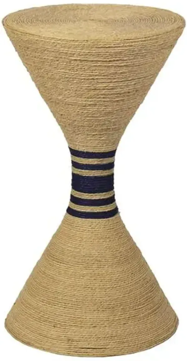 Maren Seagrass Round Accent Table - Regina Andrew - Brown - Medium