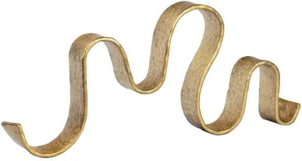 Metal Wave Sculpture