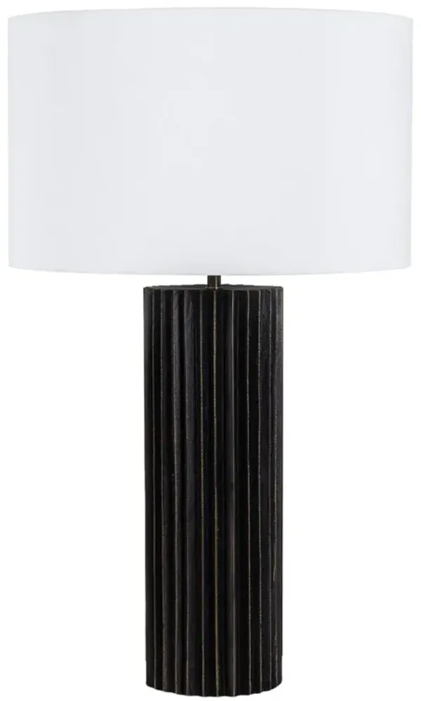 Zara Metal Table Lamp, Black