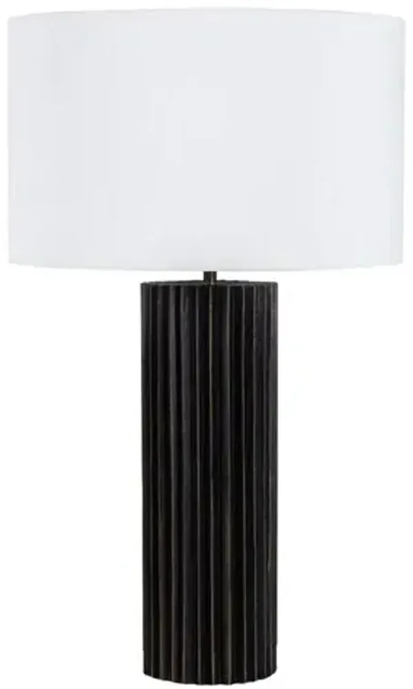 Zara Metal Table Lamp - Black - Regina Andrew