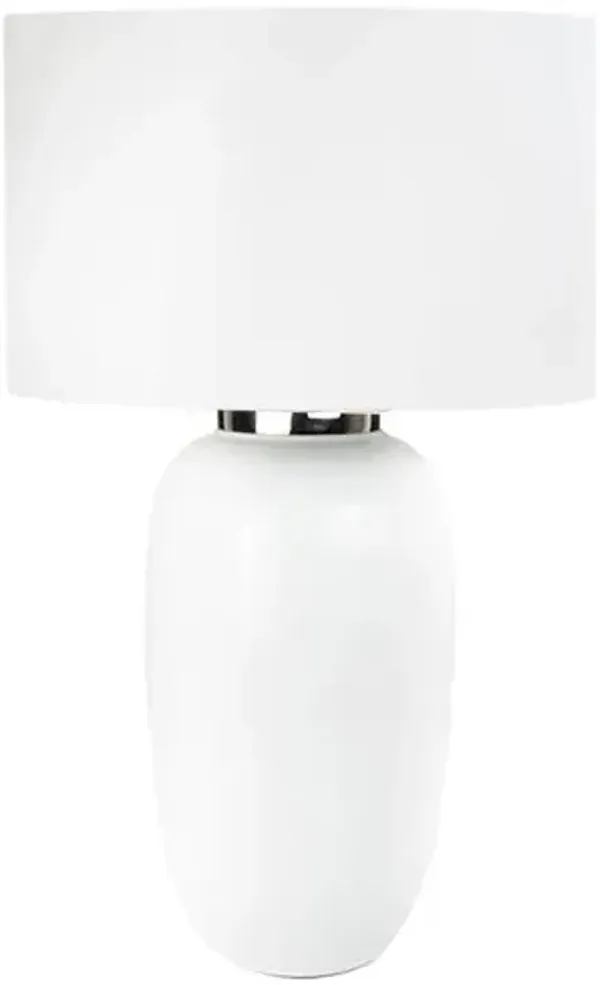 Kyoto Ceramic Table Lamp - White - Regina Andrew