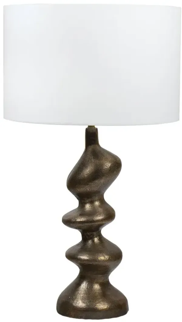Blobby Aluminum Table Lamp - Brass - Regina Andrew - Gold