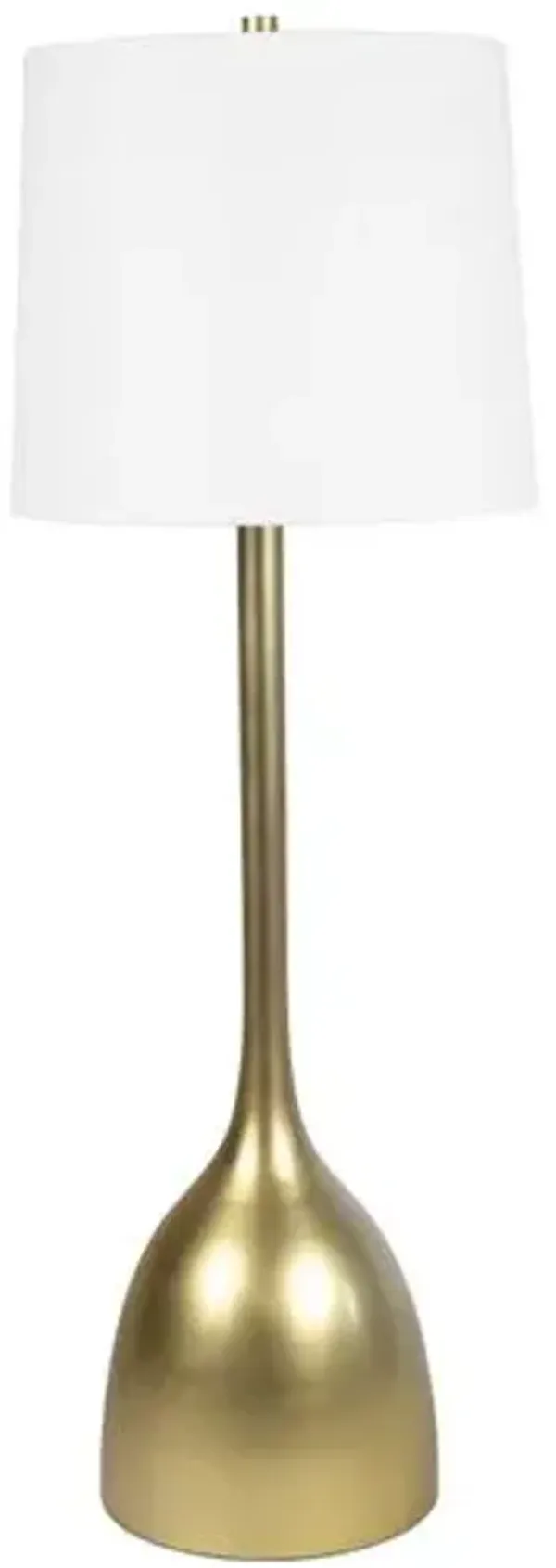 Logan Steel Buffet Lamp - Regina Andrew - Gold
