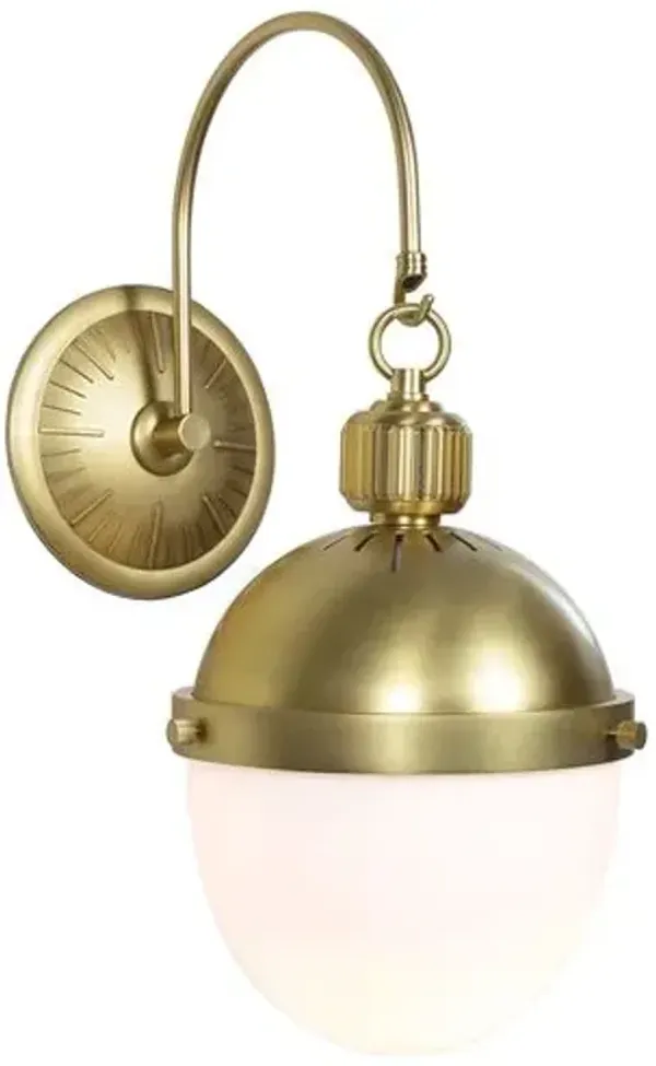 Otis Steel Wall Sconce - Regina Andrew - Gold