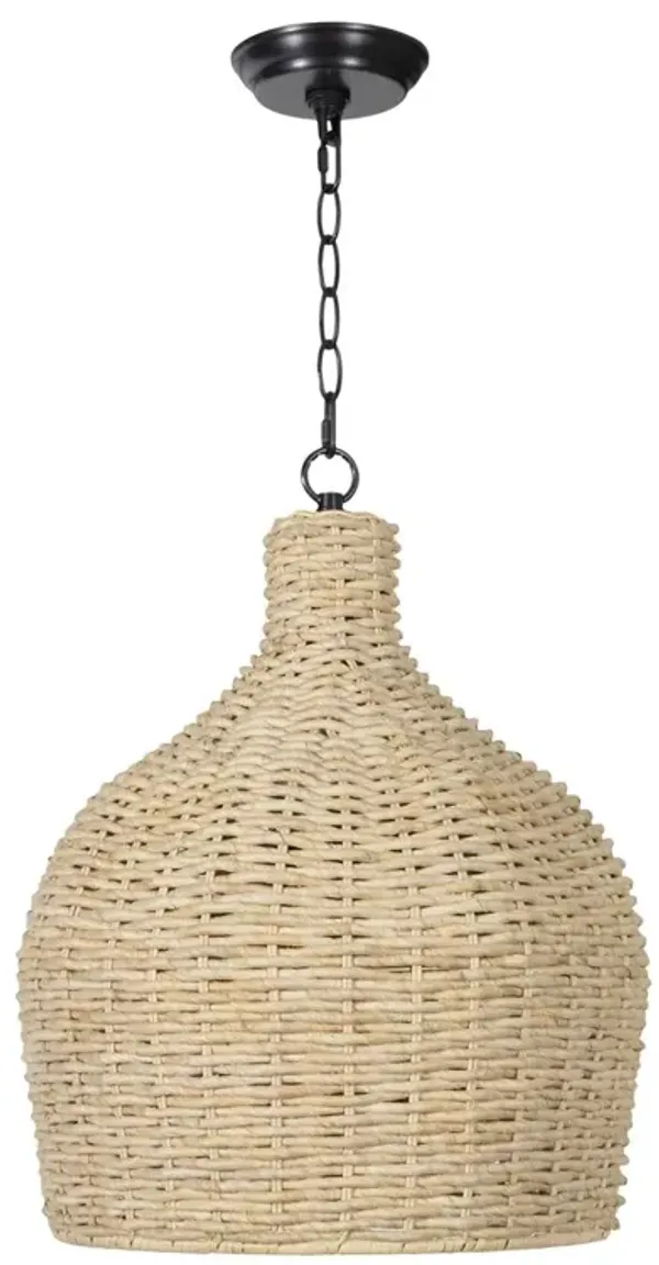 Campagna Rattan Pendant - Neutral - Regina Andrew - Brown