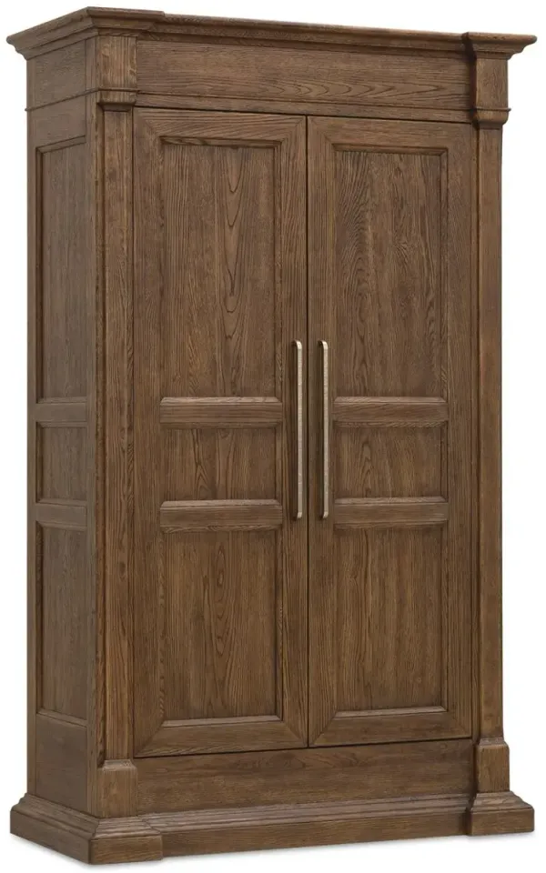 Driftwood Tall 2-Door Wardrobe
