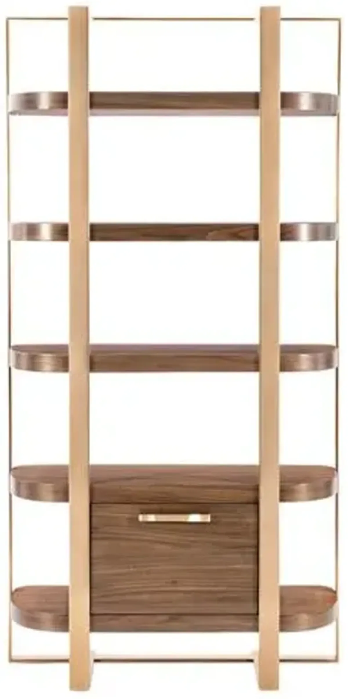 Eleana Etagere - Medium Wood - Hooker Furniture - Brown