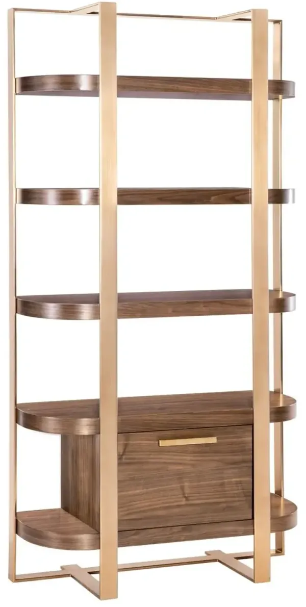 Eleana Etagere, Medium Wood