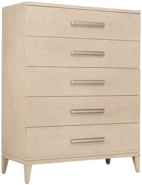 Westwood 5-Drawer Chest - Light Wood - Hooker Furniture - Brown