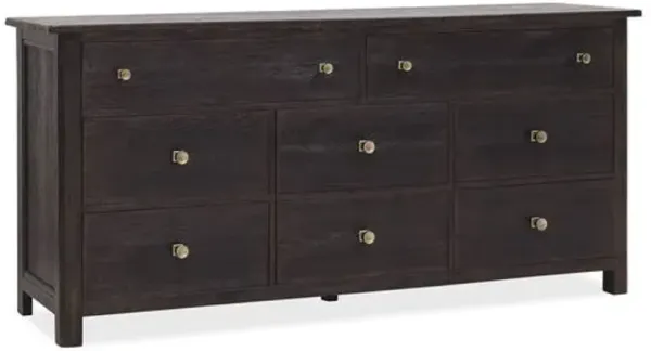 Driftwood 8-Drawer Dresser - Hooker Furniture - Black