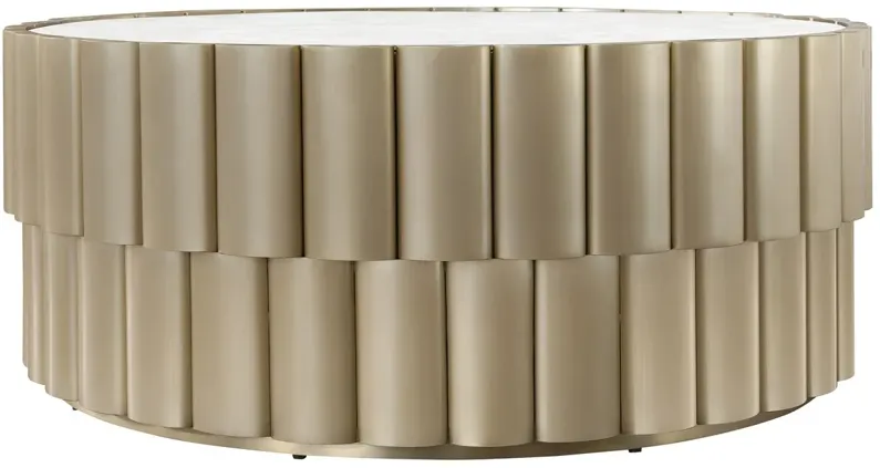 Melange Time Flies Cocktail Table, Gold